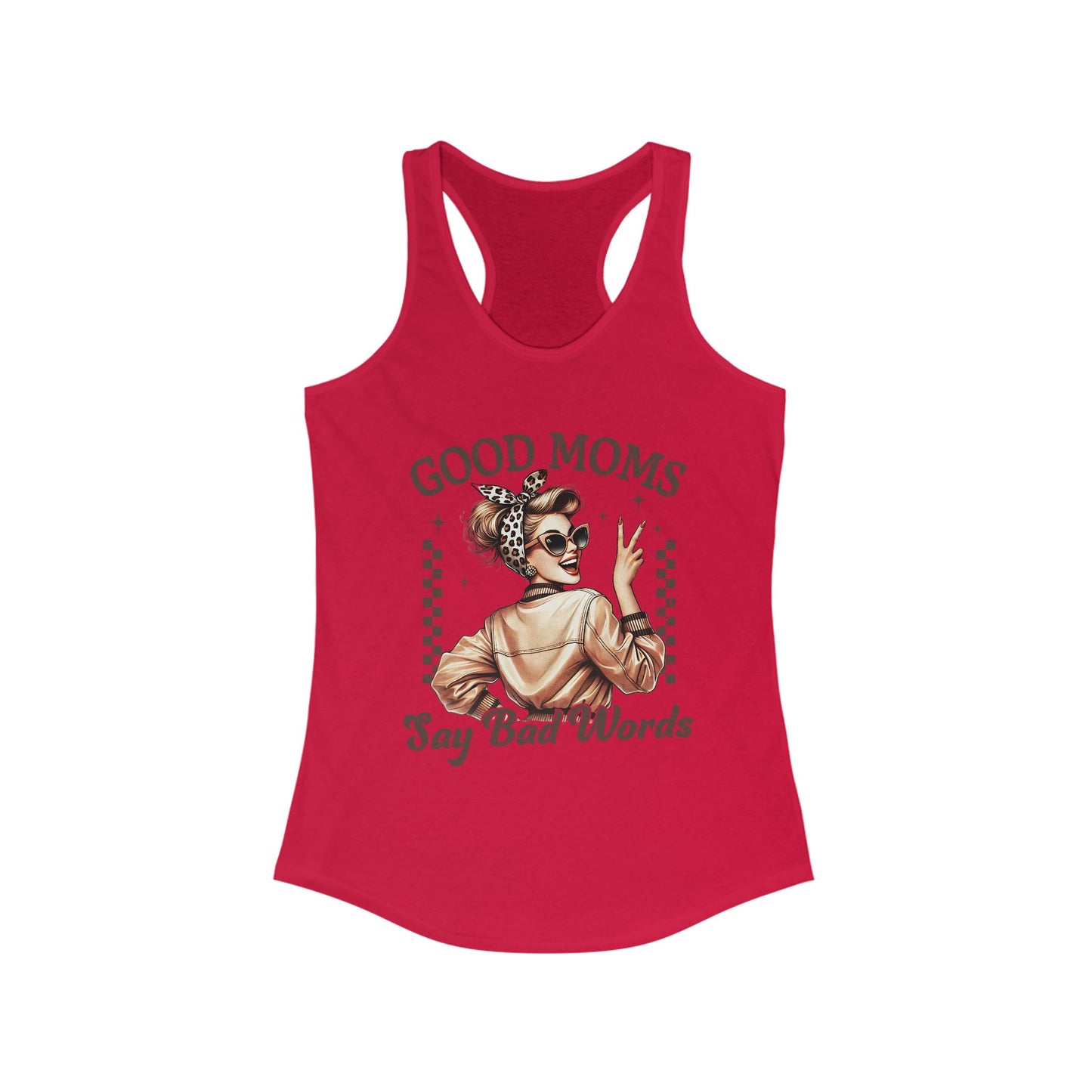 Racerback Tank Top - Good Moms Say Bad Words