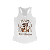 Mom Racerback Tank Top - Just A Mom Design