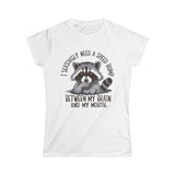 Tee: Speed Bump Between My Brain and My Mouth Design