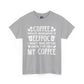 T-Shirt with EEFFOC Design -Coffee Spelled Backwards