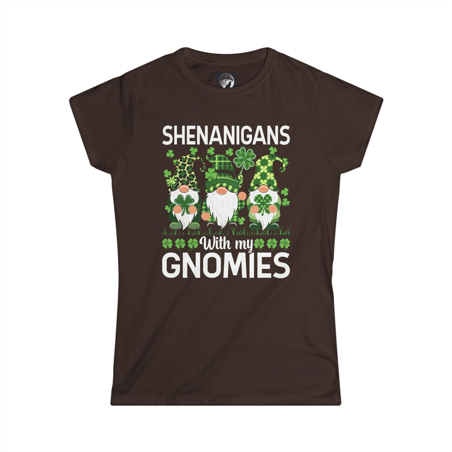 Women's Graphic Tee - St Patrick's Day Shenanigans Gnomies