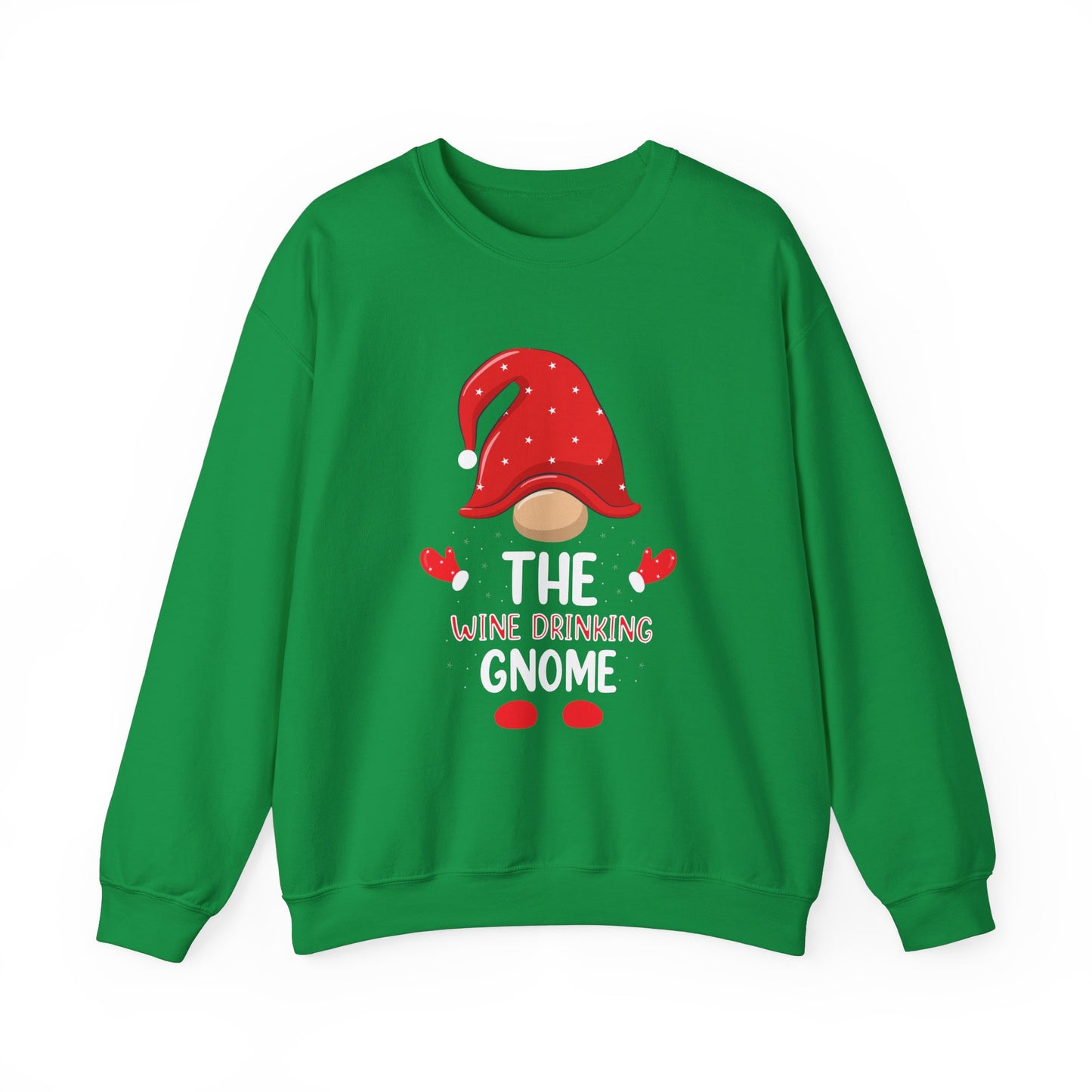 Wine Gnome Sweatshirt - Cozy Unisex Crewneck, Funny Wine Lover Gift, Wine Enthusiast Apparel, Winter Holiday Jumper, Christmas Present