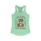 Mom Racerback Tank Top - Just A Mom Design