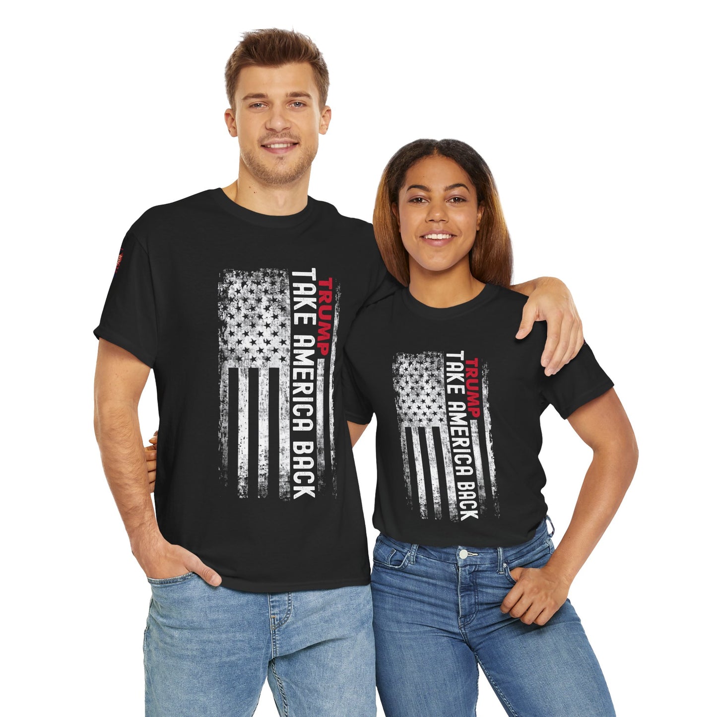 Trump Shirt Unisex Heavy Cotton Tee, Political Graphic Tee, Election Apparel, Patriotic T-shirt, Conservative Gift