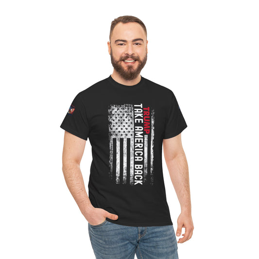 Trump Shirt Unisex Heavy Cotton Tee, Political Graphic Tee, Election Apparel, Patriotic T-shirt, Conservative Gift