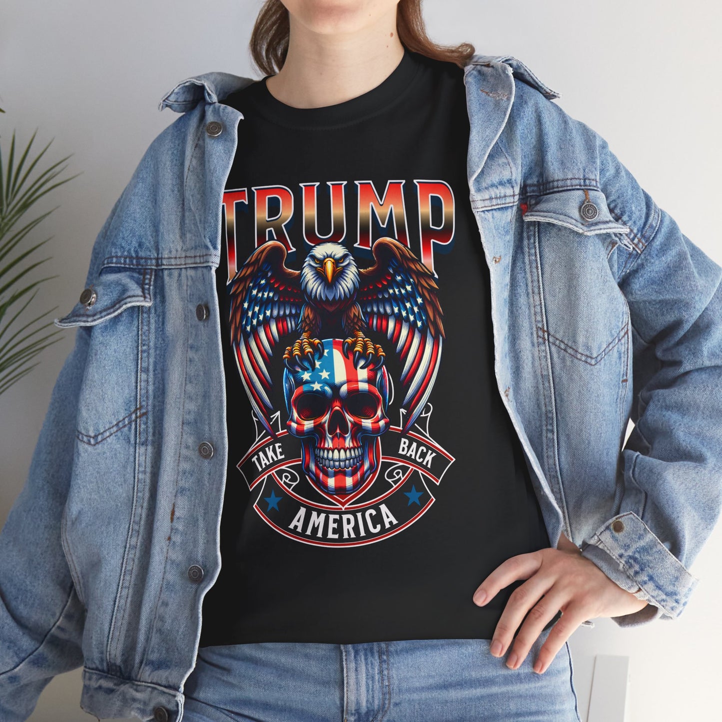 Trump America Tshirt, Political Tee, Patriotic Shirt, US President Apparel, Election Graphic Top