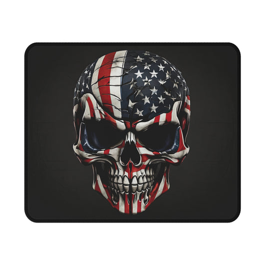 Gaming Mouse Pad - Patriot Skull Design