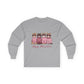 Long Sleeve Tee - Valentine Cats Design