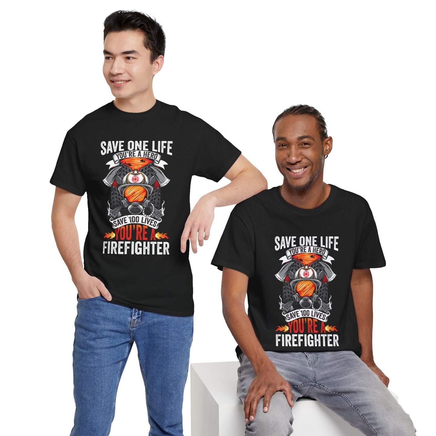 Firefighter Graphic T-shirt