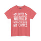 T-Shirt with EEFFOC Design -Coffee Spelled Backwards