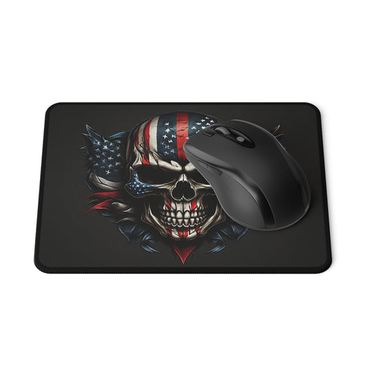 Gaming Mouse Pad - Patriotic Skull Design