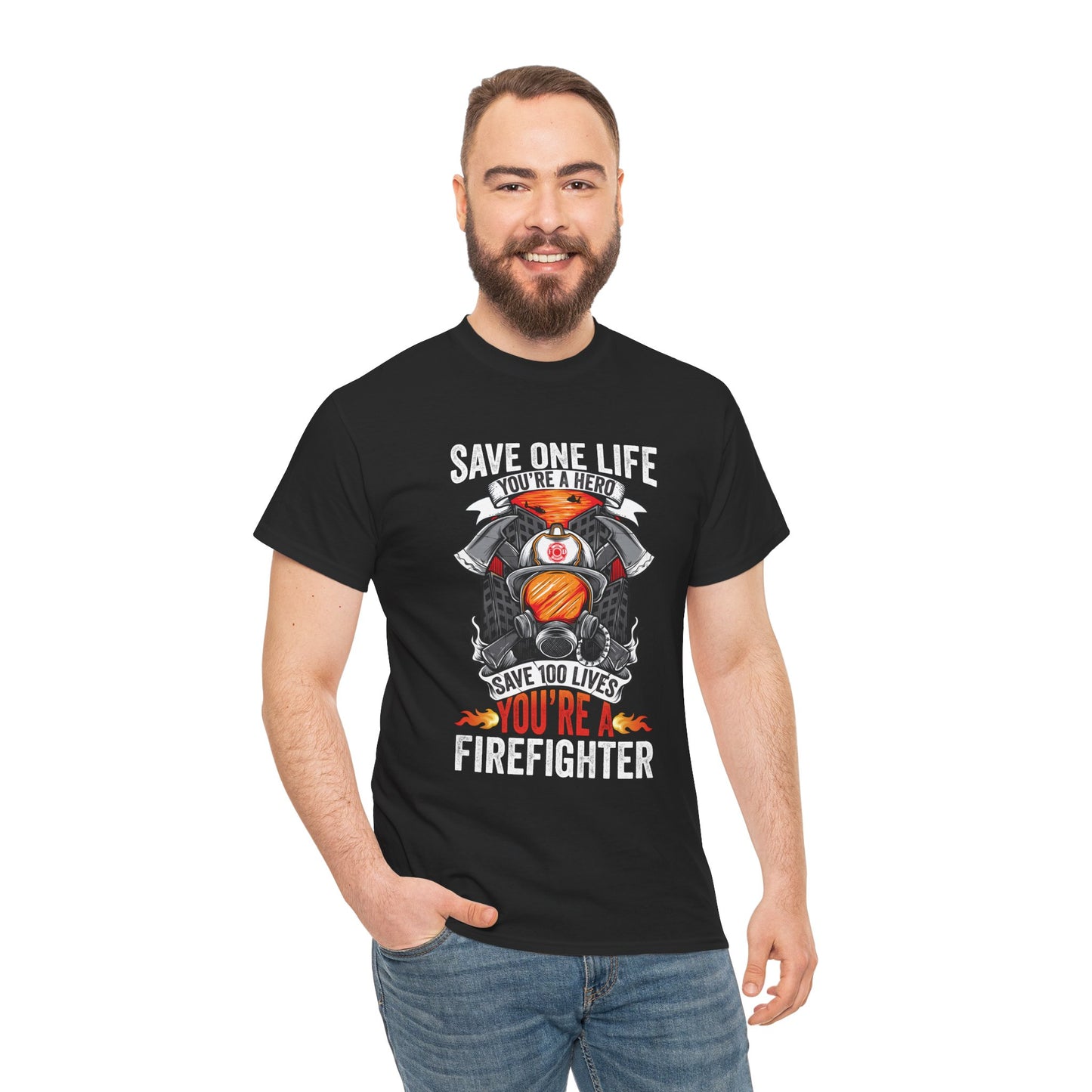 Firefighter Graphic T-shirt