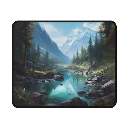 3D Mountains Mouse Pad