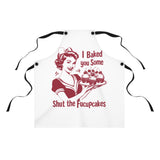 Kitchen Apron - Shut the Fucupcakes Funny Cooking Apron