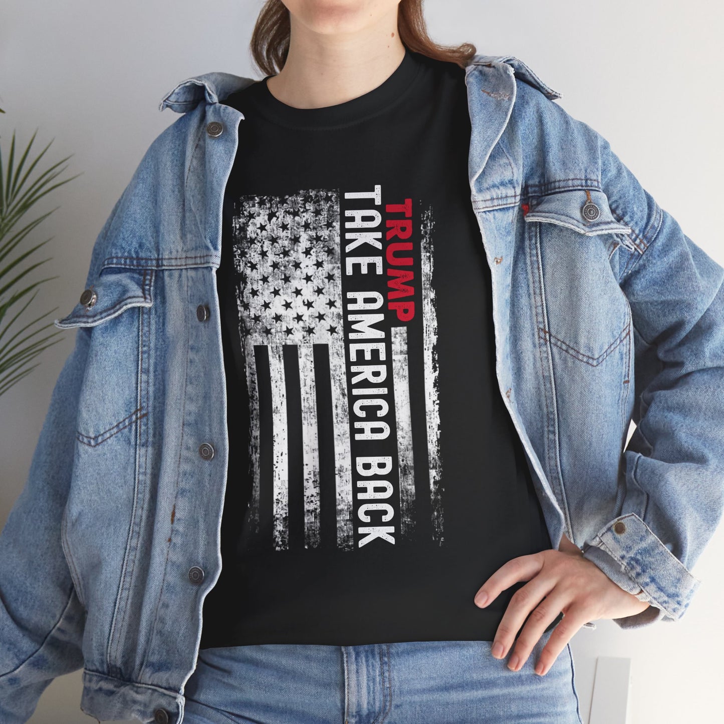 Trump Shirt Unisex Heavy Cotton Tee, Political Graphic Tee, Election Apparel, Patriotic T-shirt, Conservative Gift