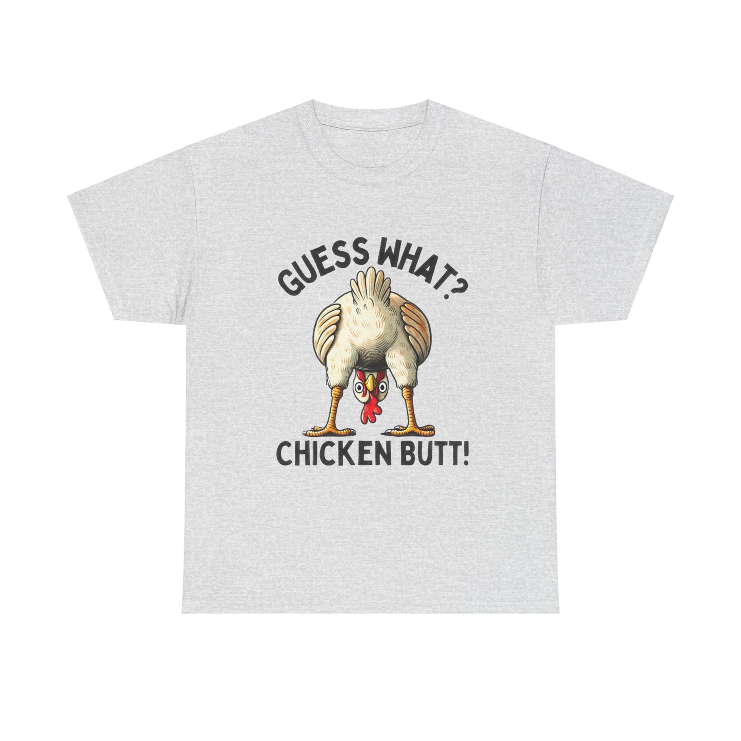 Funny Chicken Butt Tshirt, Unisex Tee Shirt, Humorous Animal Graphic Top, Farmhouse Apparel Gift