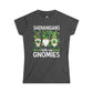 Women's Graphic Tee - St Patrick's Day Shenanigans Gnomies