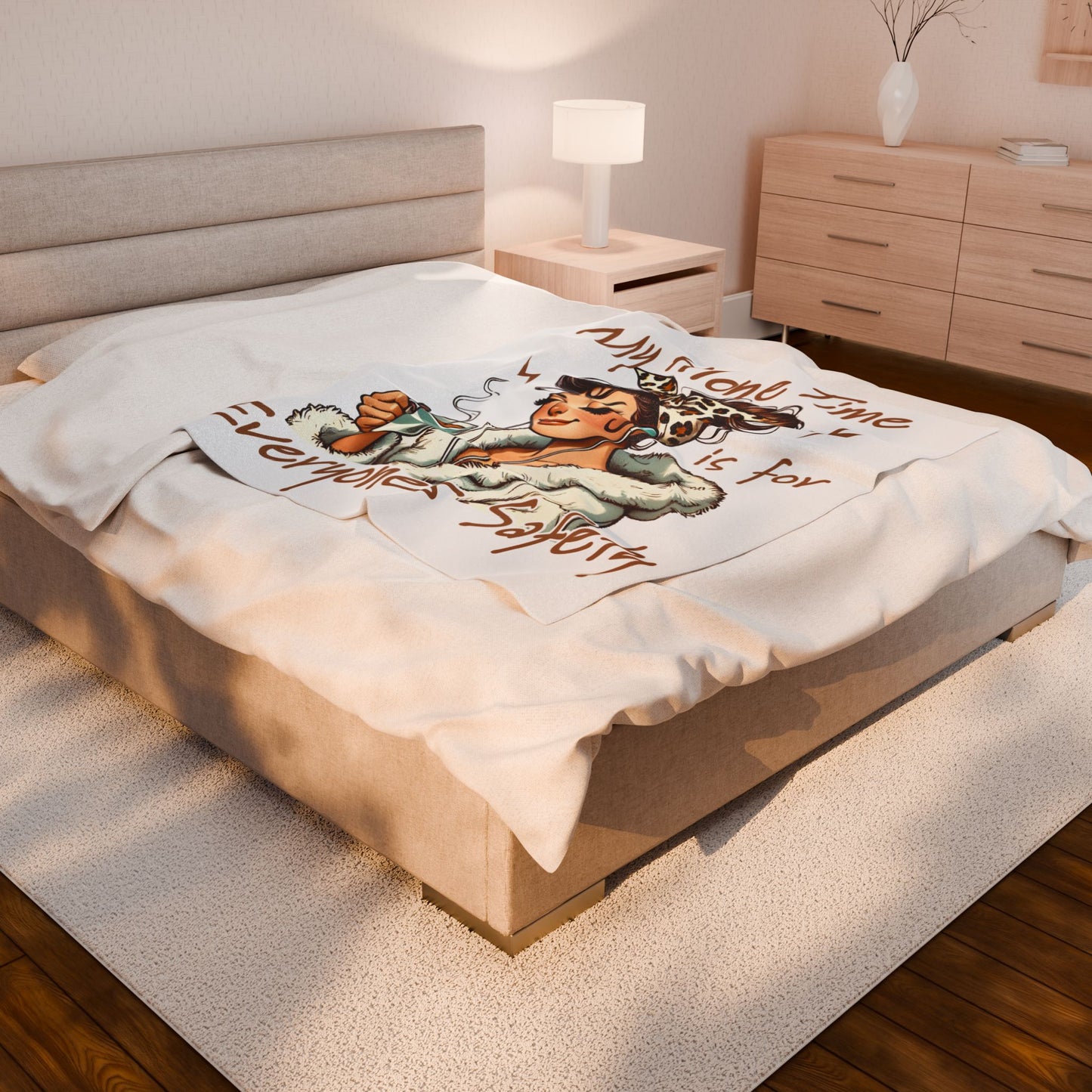 Velveteen Plush Blanket - Alone Time Blanket